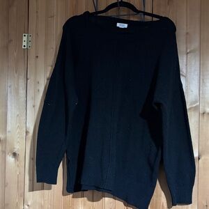 a.n.a Black Crewneck Sweater